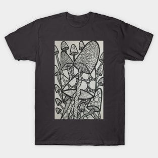 Handmade shrooms art T-Shirt